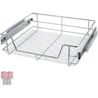 TecTake - Étagère de cuisine télescopique extensible - pour armoire de cuisine, entre autres - largeur 60 cm - 402017