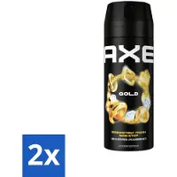 Axe Déodorant corporel Ax Gold 150 ml - Pack économique - 2 pièces