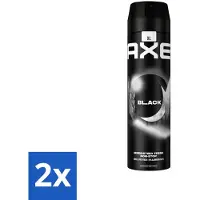 Axe Déodorant corporel noir 200 ml - Pack économique - 2 pièces