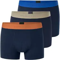 Schiesser Boxers '95/5 Cotton' bleu foncé