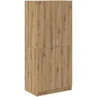 vidaXL Armoire Artisan-Chêne 90x52x200 cm Bois composite