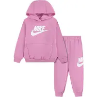 Nike Survêtement 'CLUB FLEECE' rose / blanc