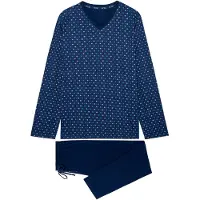 Hom Pyjama long ' Bo ' bleu marine