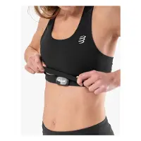 Compressport - Brassière respirante - FeelFree Seamless Bra Black pour Femme - Taille L - Noir