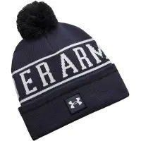 Under Armour Casquette de sport 'Halftime' bleu nuit / blanc
