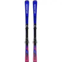 Salomon - Packs (skis + fix) - Skis de piste - Equipe 8 + M11 GW 2027 en Bois - Taille 170 cm - Vert