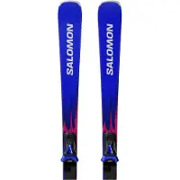 Salomon - Packs (skis + fix) - Skis de piste - Equipe SL 10 + MI12 GW 2027 en Bois - Taille 160 cm - Bleu