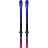 Salomon - Packs (skis + fix) - Skis de piste - Equipe GS 10 + MI12 GW 2027 en Bois - Taille 175 cm - Bleu