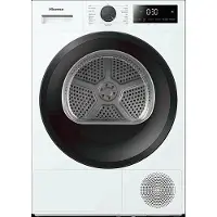 Hisense Dh1i800bwcenb/x - Sèche-linge À Pompe Chaleur 8 Kg 64 Db Classe Énergétique C