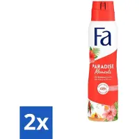 Fa Pflege Fa - Paradise Moments - Déodorant en spray - Fleur d'hibiscus - 150 ml - Lot économique - 2 pièces
