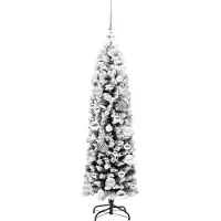 vidaXL Sapin de Noël artificiel Vert 120 cm PVC et acier et plastique