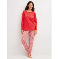 Calida Pyjama 'Mystic Nights' canneberge