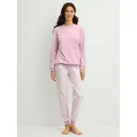 Calida Pyjama 'Flower Nights' lilas