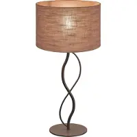 Masterlight Lampe de table Terry Dolo cacao Ø 37cm