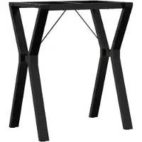 vidaXL Châssis de table de salle à manger en forme de Y 60x40x73 cm Acier