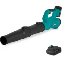 Vonroc Souffleur de feuilles sans fil 20V - Design axial | Batterie 2.0Ah et chargeur inclus