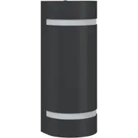 vidaXL Applique murale extérieure noir aluminium moulé sous pression