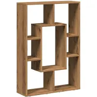 vidaXL Bibliothèque chêne artisanal 63x20x90 cm bois d'ingénierie