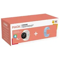 Samsung Pack Montre connectée Galaxy Watch 9 40 mm Crème + Bracelet Bleu