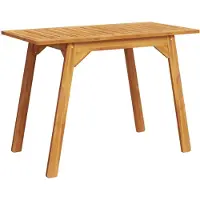 vidaXL Table de jardin à manger 110x56x75 cm en bois massif d'acacia