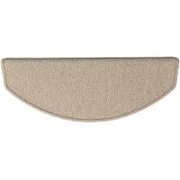 vidaXL Protège-marches autocollants, 15 pièces, taupe, 80 x 24,5 x 3,5 cm