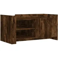 vidaXL Table basse chêne fumé 100x50x50 cm bois composite