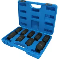 BRILLIANT TOOLS Jeu de douilles pour arbre d'entraînement, 9 pièces