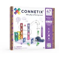 Connetix Jeu De Construction Ball Run Launcher 47 Pièces