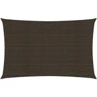 vidaXL Voile d'ombrage 160 g/m² Marron 4x7 m PEHD