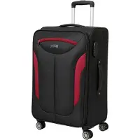 Solier Valise cabine , 25 litres, trolley, 4 roulettes, extensible