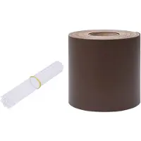 vidaXL Pare-vue de jardin PVC 35x0,19 m Marron