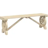 vidaXL Banc de jardin 115 cm bois massif sapin