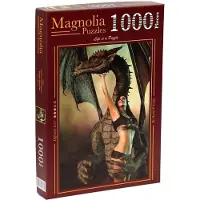 Magnolia Puzzle Femme et Dragon - 1000 pièces jeu de puzzle