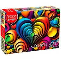 Yazz Puzzle Colorful Heart - 1000 pièces