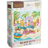 Magnolia Puzzle Beach Huts - 1023 pièces jeu de pose multicolore