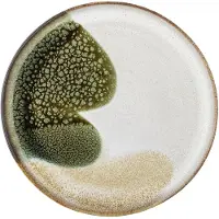 Bloomingville Assiettes Jules vertes, lot de 4 pièces