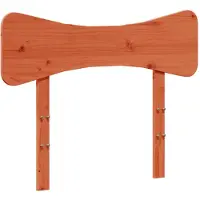 vidaXL Tête de lit brun cire 90 cm pin massif