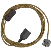 Creative Cables Douille Avec Cordon Snakebis Shade Ready E14