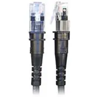 PatchSee Tp-6a-u/7 Câble De Réseau Noir 2,1 M Cat6a U/utp (utp)