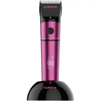 Kerbl CLIPSTER Akkuschermaschine DeloX (Schermaschine pink für Pferde, inkl. Akku)