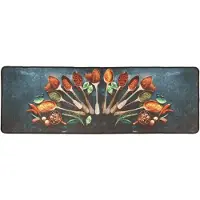 vidaXL Tapis de cuisine multicolore 60x180 cm lavable antidérapant