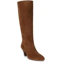 Ralph Lauren pour femme. 802P15715002 Bottes en cuir Emrsyn marron (40), 3 à 5 cm, Fermeture éclair, Casuel