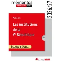 Gualino Eds Les institutions de la Ve République