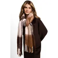 Tom Tailor Écharpe beige / marron