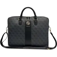 GUESS Sac Torba 4G Round 4G & Classic Logos Stripe 16” noir