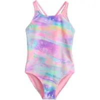 Next Maillot de bain aqua / vert gazon / violet / rose
