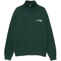Pull&Bear Pull-over vert foncé / blanc