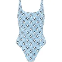 C&City Maillot de bain bleu clair / noir / blanc
