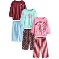Next Pyjama aqua / bleu clair / rouille / rose clair