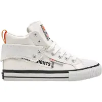 BK Baskets British Knights Roco pour hommes, modèle haut, couleur blanche, style décontracté